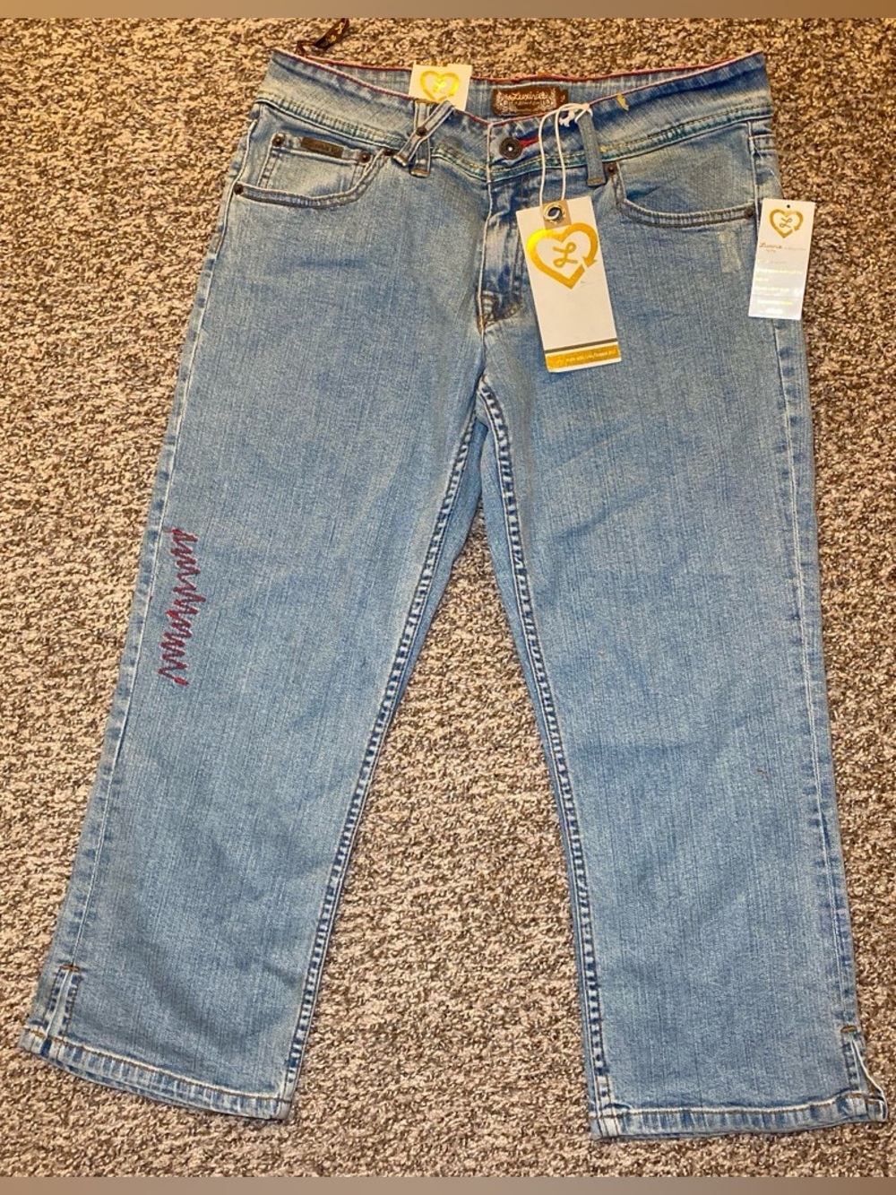 Luxirie by LRG Light Blue Capri Jeans